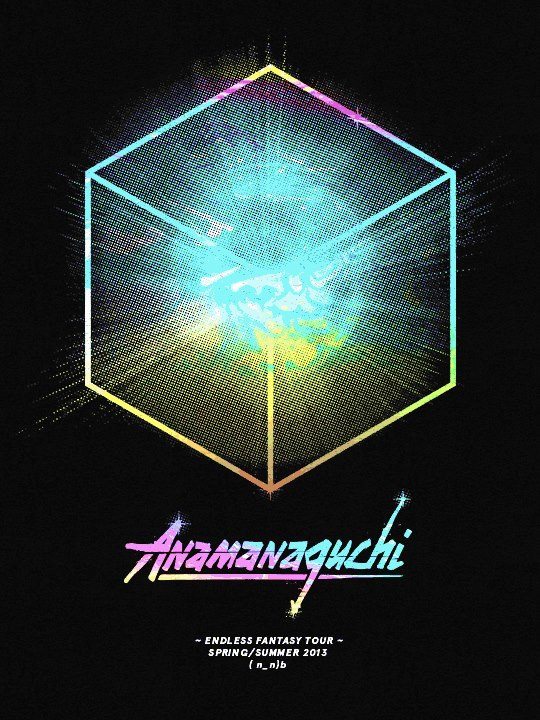 Anamanaguchi Endless Fantasy Tour flier